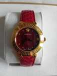 Zegarek Versace Daphnis ,Czerwony,skóra,36mm, Oryginał ,Nowy, Okazja!