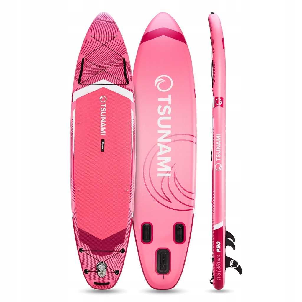 Deska SUP pompowana 350 cm z akcesoriami i plecakiem