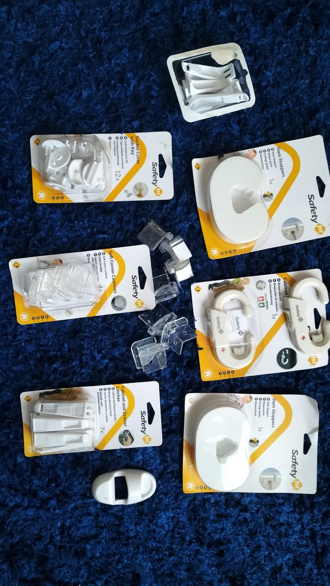 Protectores de esquinas e gavetas