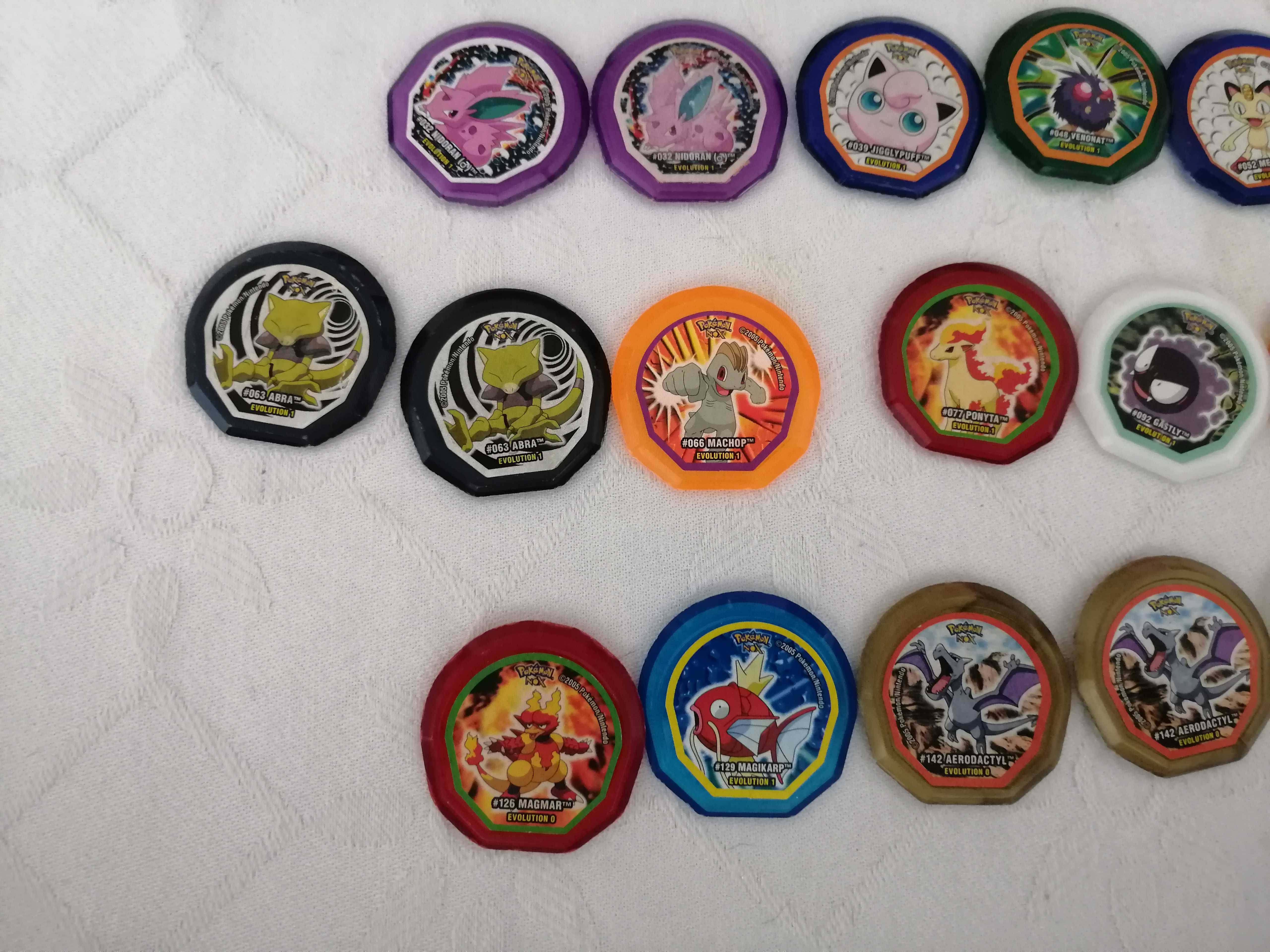 Tazos Pokémon NOX