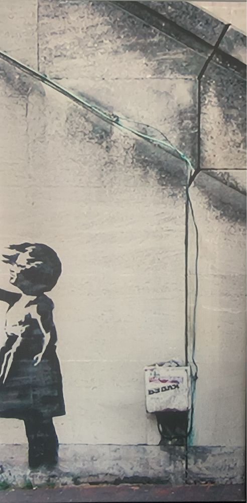 Impressão em tela Banksy: “Balloon girl”