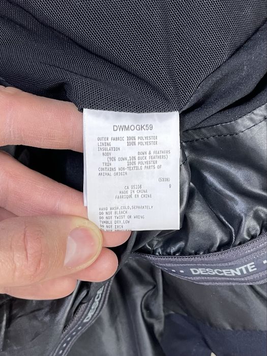 Descente Thinsulate куртка S-M размер горнолыжная синяя