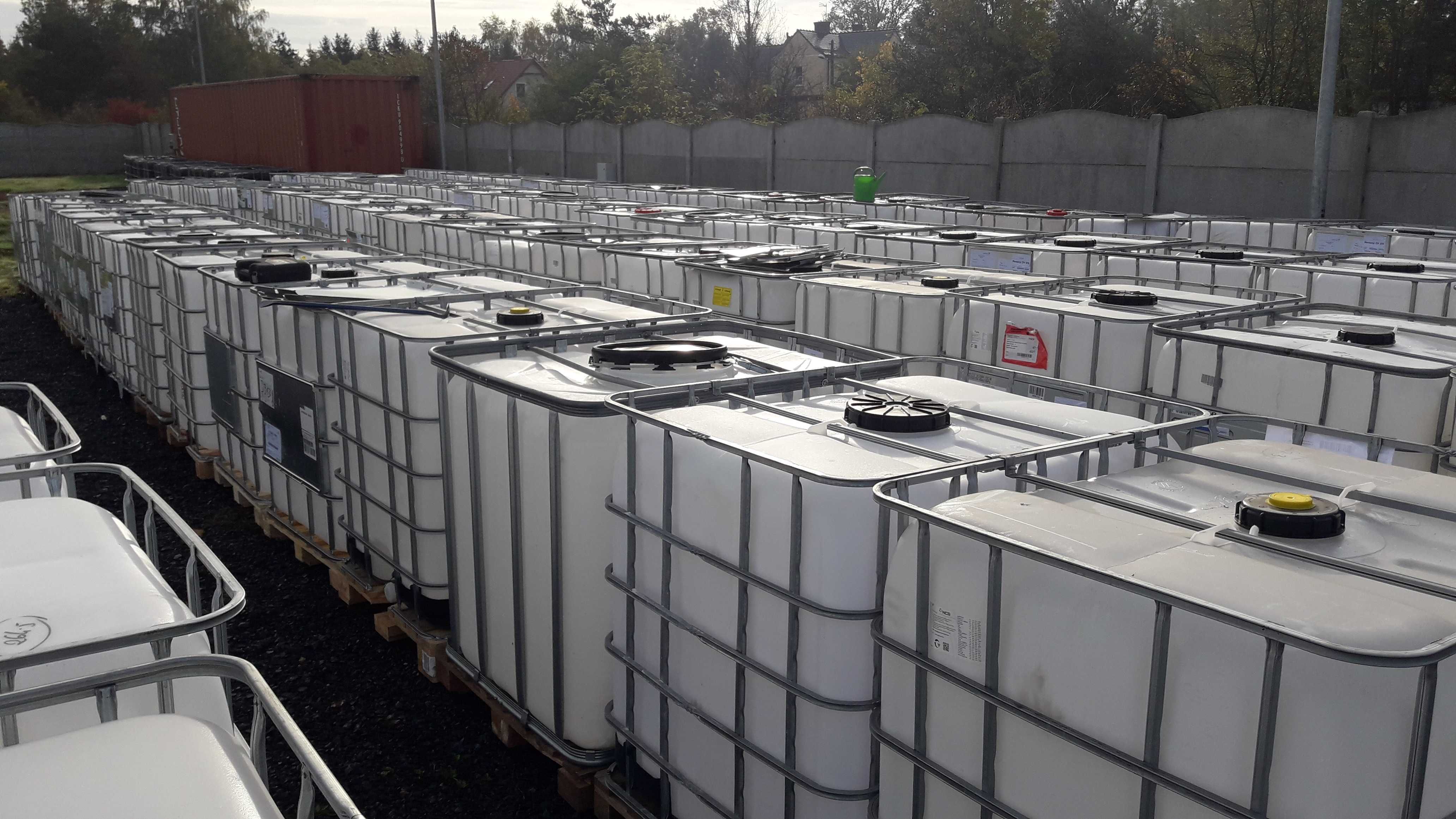 Zbiornik 1000L Zbiorniki Mauser Paleto pojemnik Kompost Woda Transport
