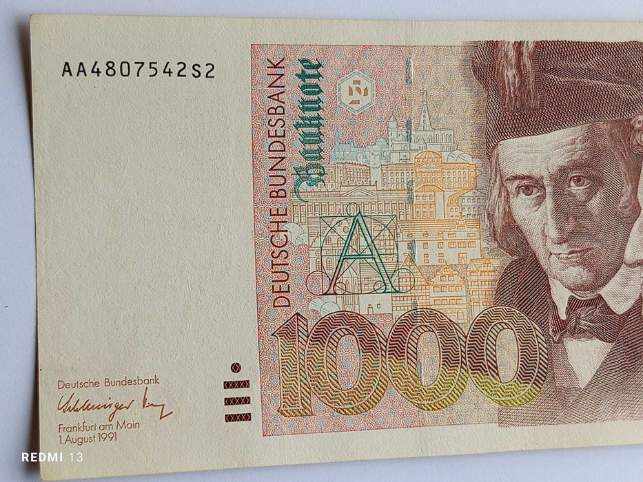 1000  DM marek niemieckich bracia Grimm