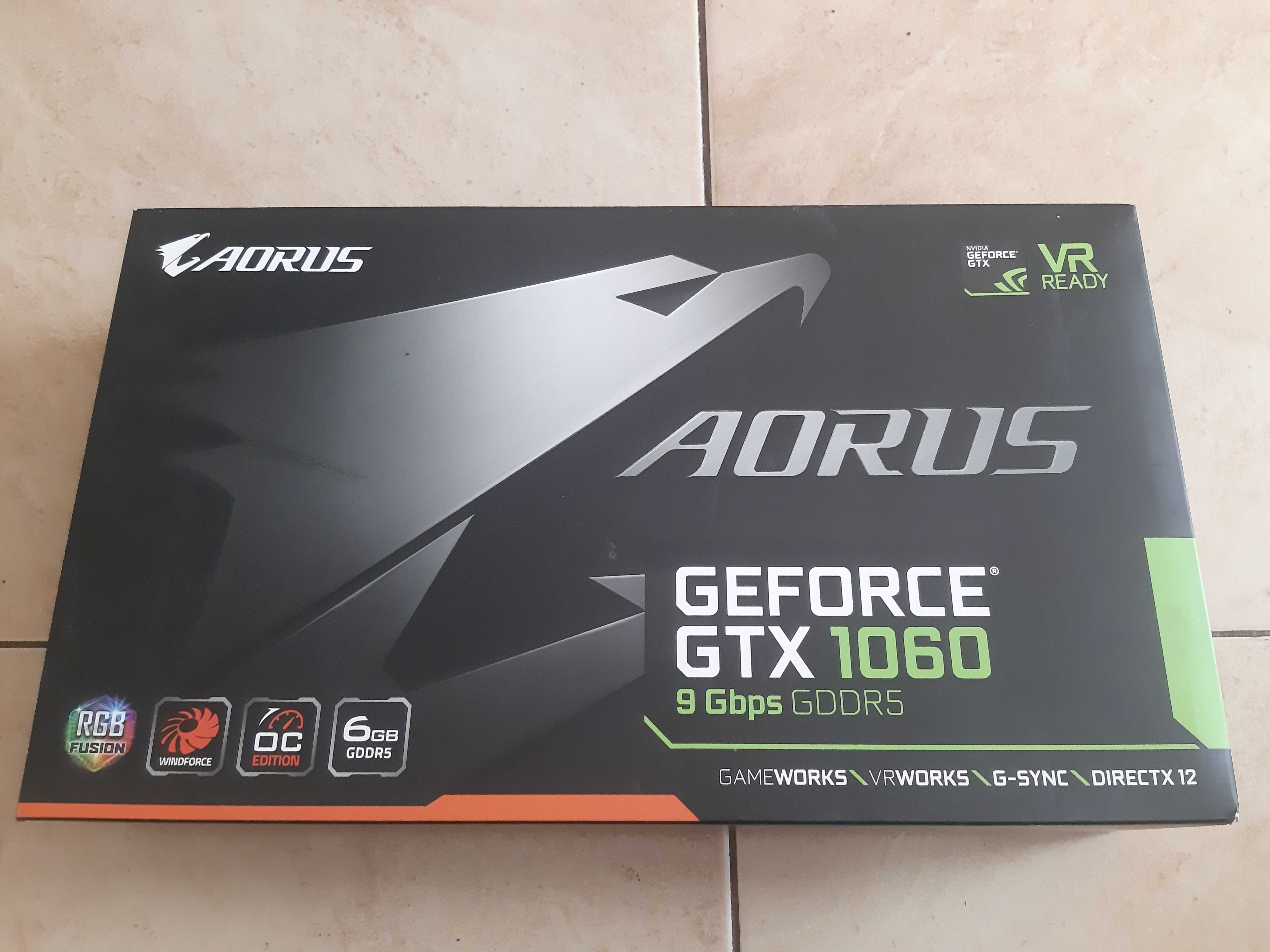 Відеокарта Gigabyte GTX1060 Aorus 6Gb