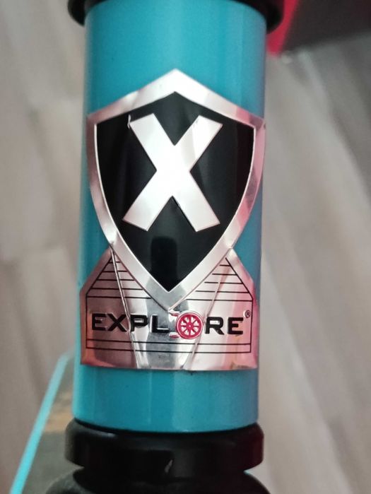 Самокат трюковий Explore Wave 110 мм - Голубий (se1213)
