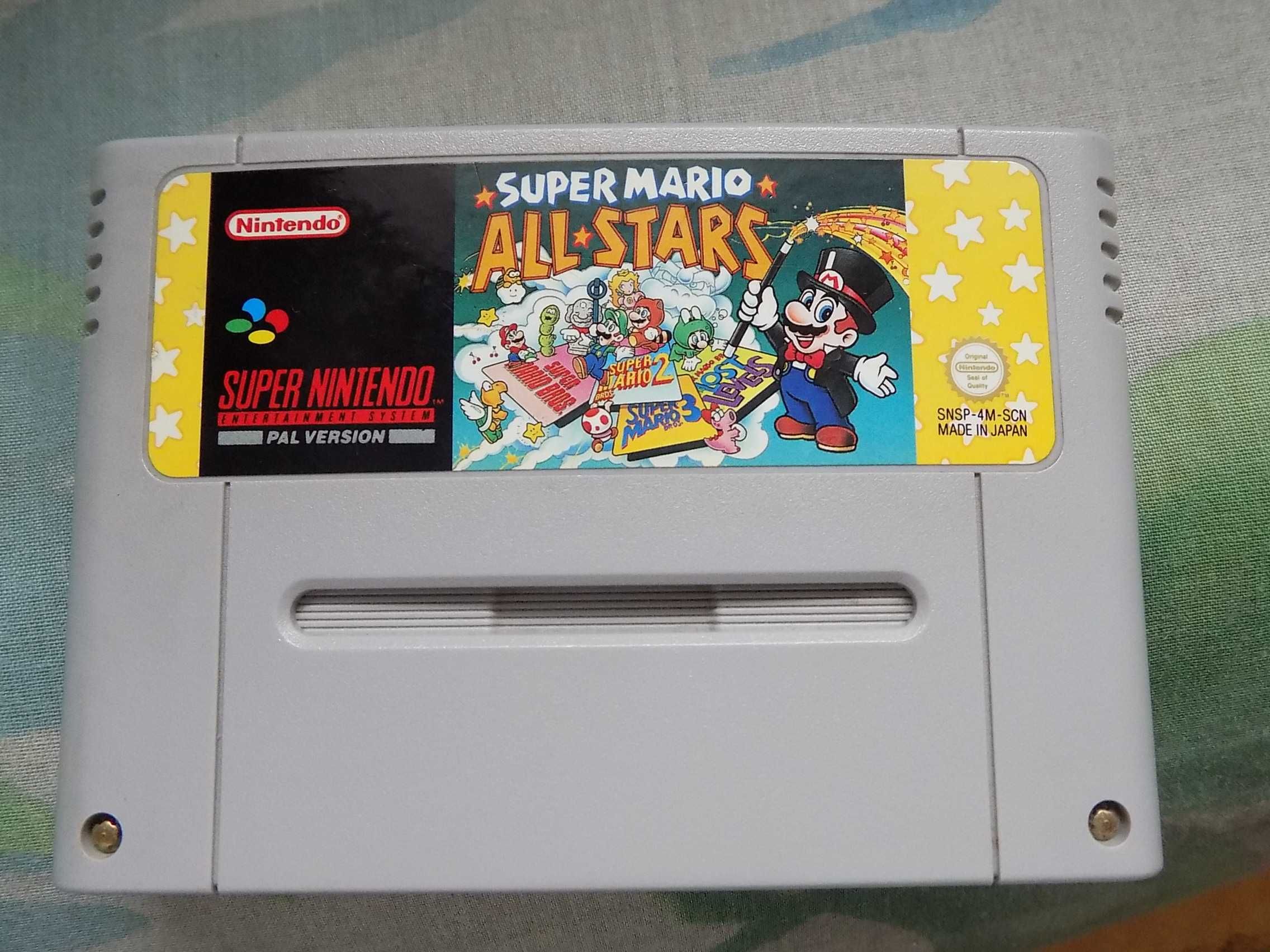 Super Mario All Stars gra na Super Nintendo Entertainment System SNES!
