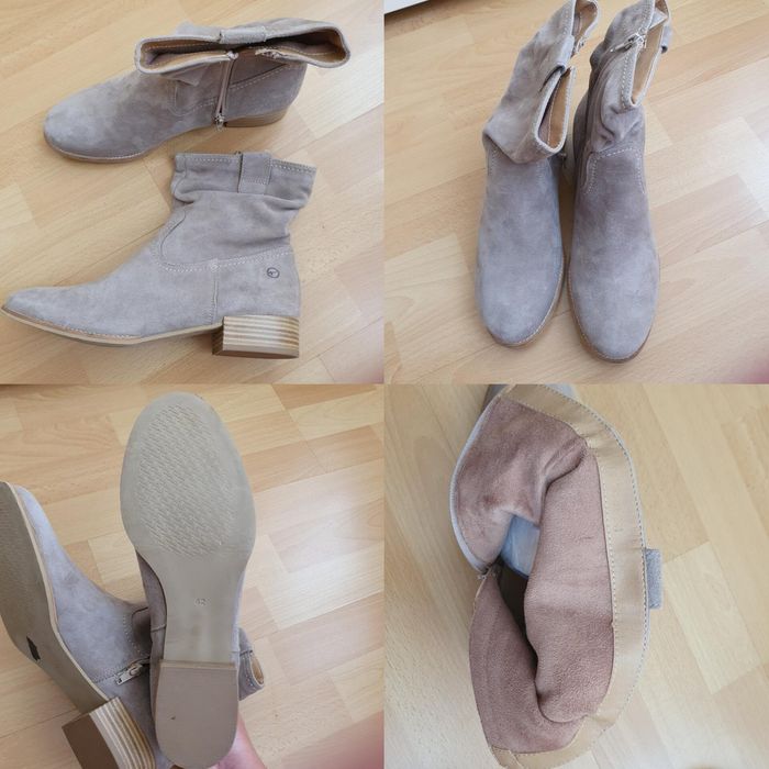 Чобітки з натуральної замши р.42