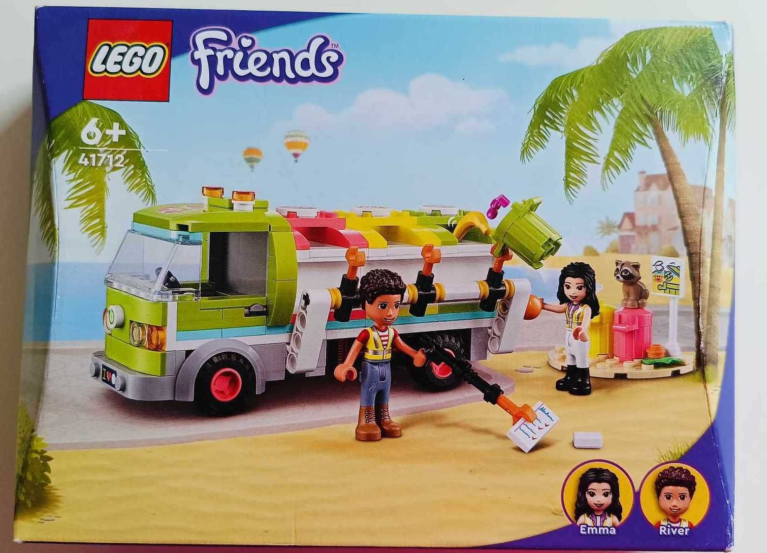 LEGO Friends 41712 Ciężarówka recyklingowa, śmieciarka