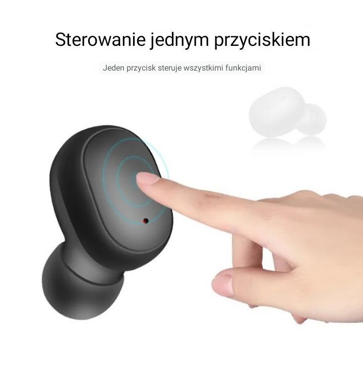 Słuchawki bezprzewodowe douszne TWS Bluetooth 5,1