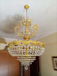 Lustre saco cristal