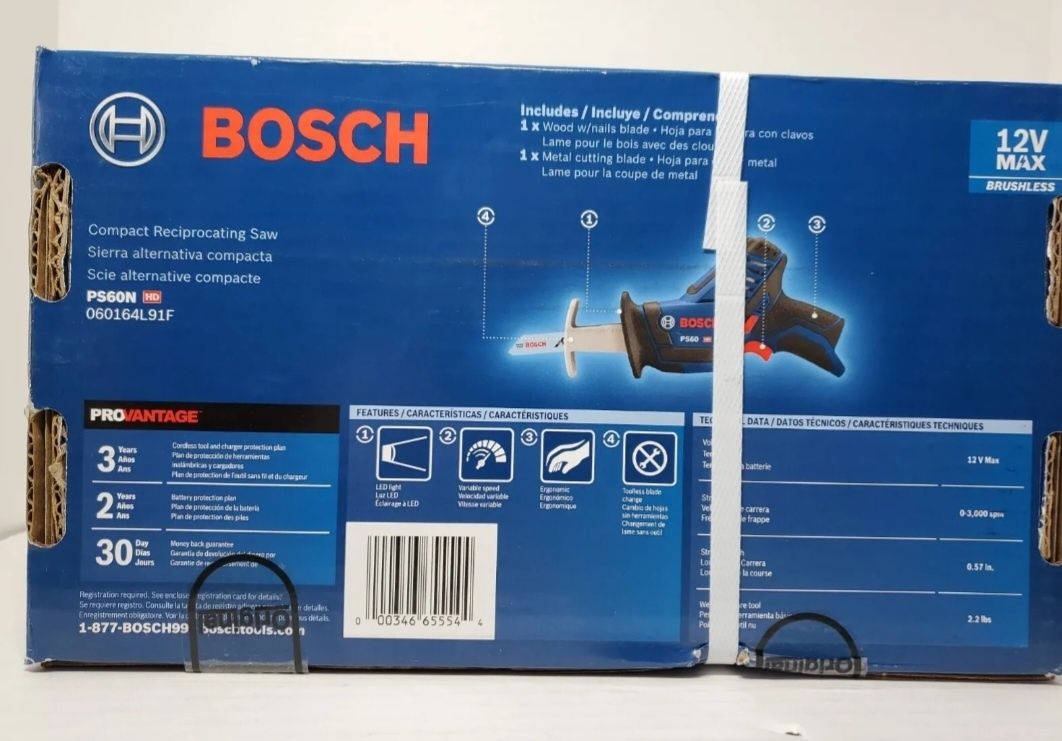 Шабельна пила 12v bosch ps60 акумуляторна gsa 10.8 Li тушка каркас