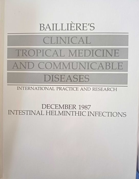 Bailliere's Clinical Tropical Medicine and Communicable Diseases