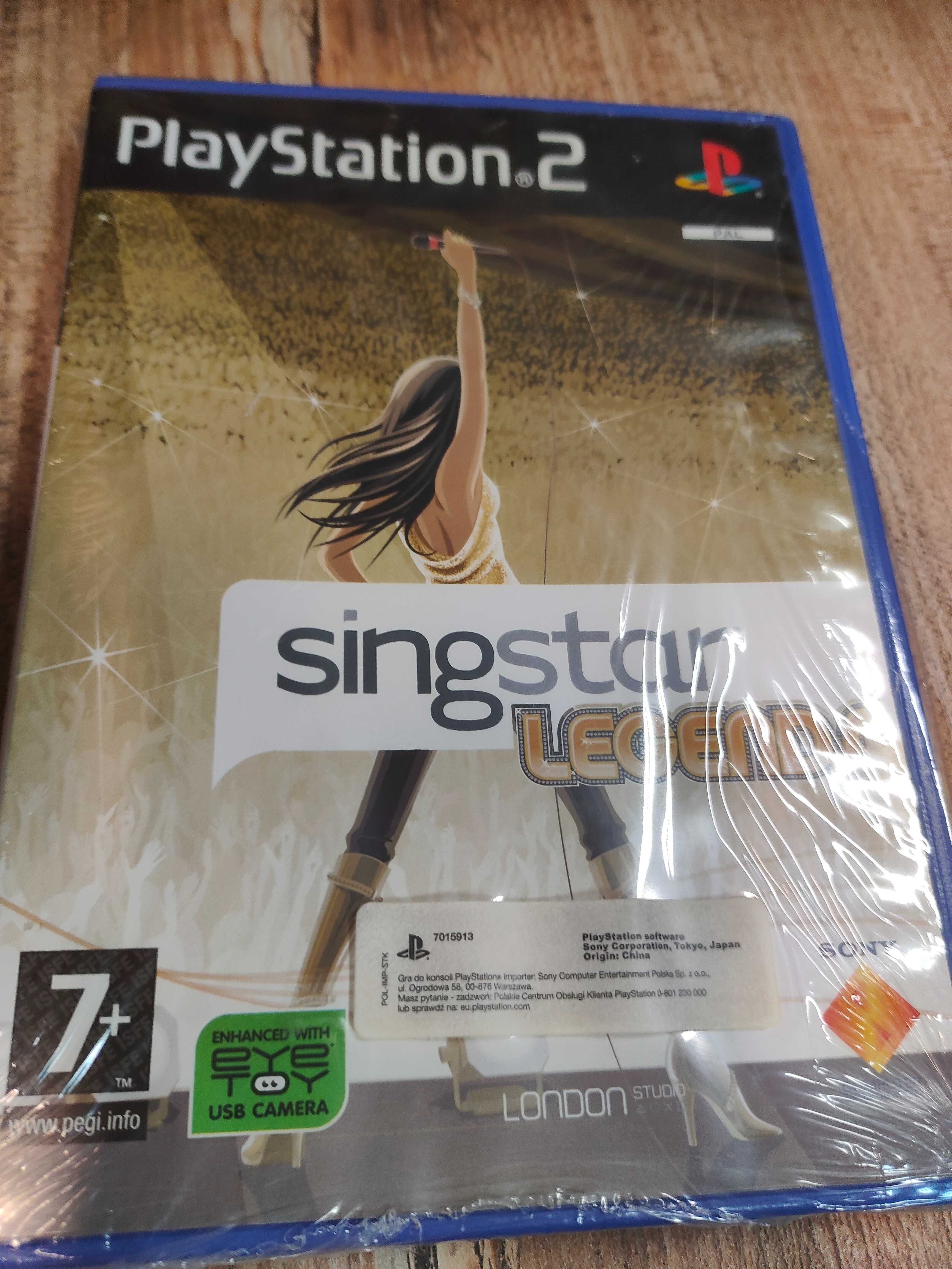 SINGSTAR LEGENDS Ps2 NOWA FOLIA SklepRetroWwa Wysyłka Wymiana
