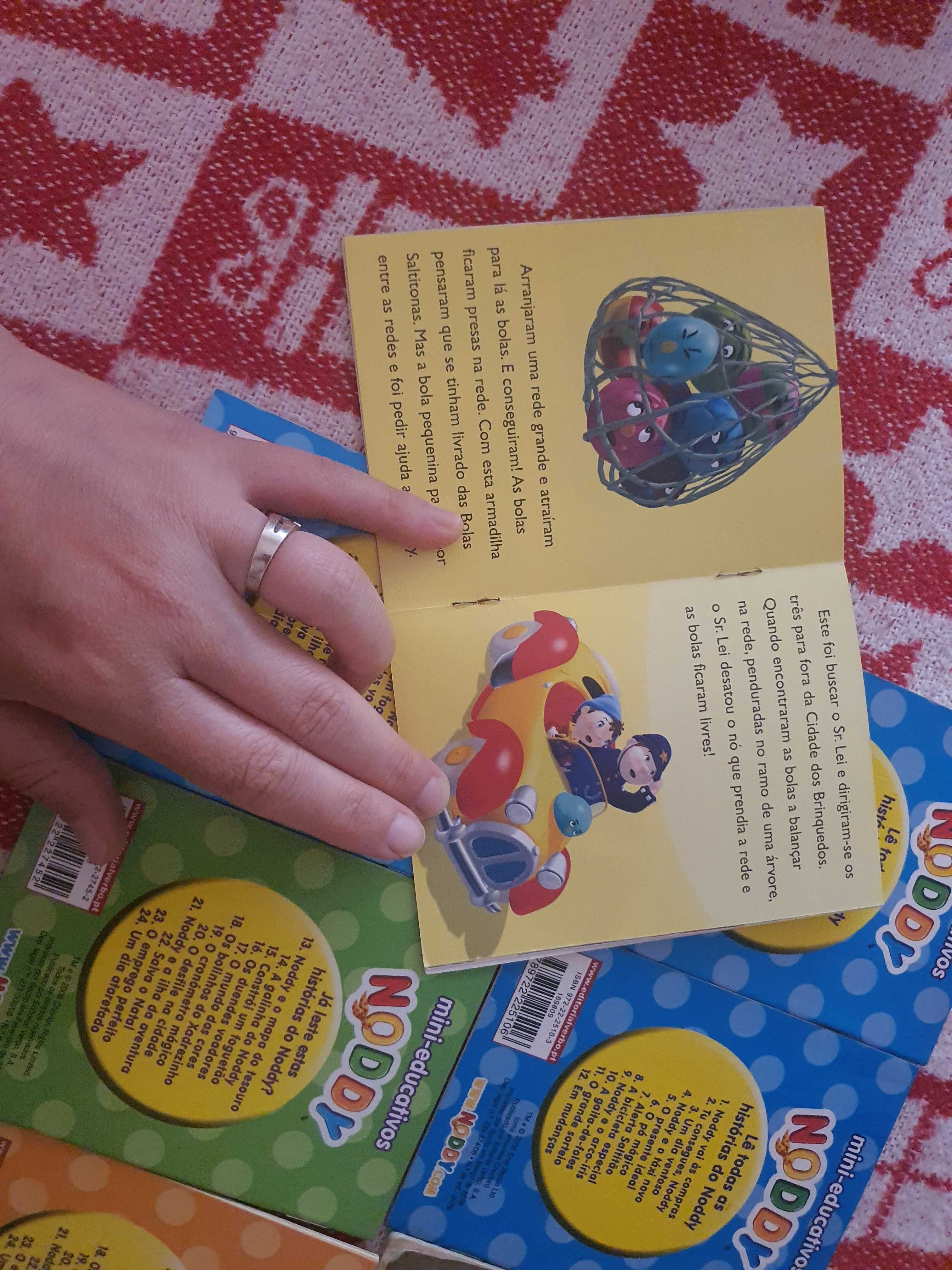 7 Mini Livros Colecção Mini-Educativos Noddy