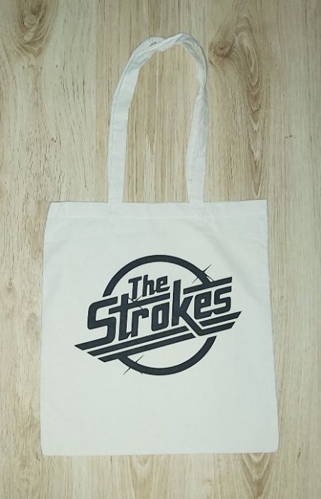 The Strokes - Tote Bag - Saco de Pano Cru