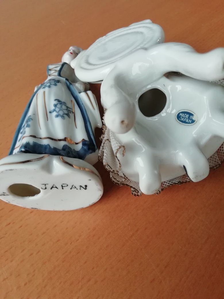 Bonecos em porcelana japonesa.