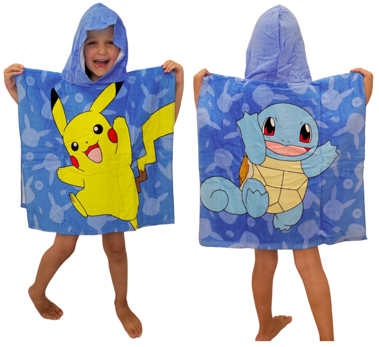 Pokemon Pikachu Ręcznik Dziecięcy Poncho Okrycie