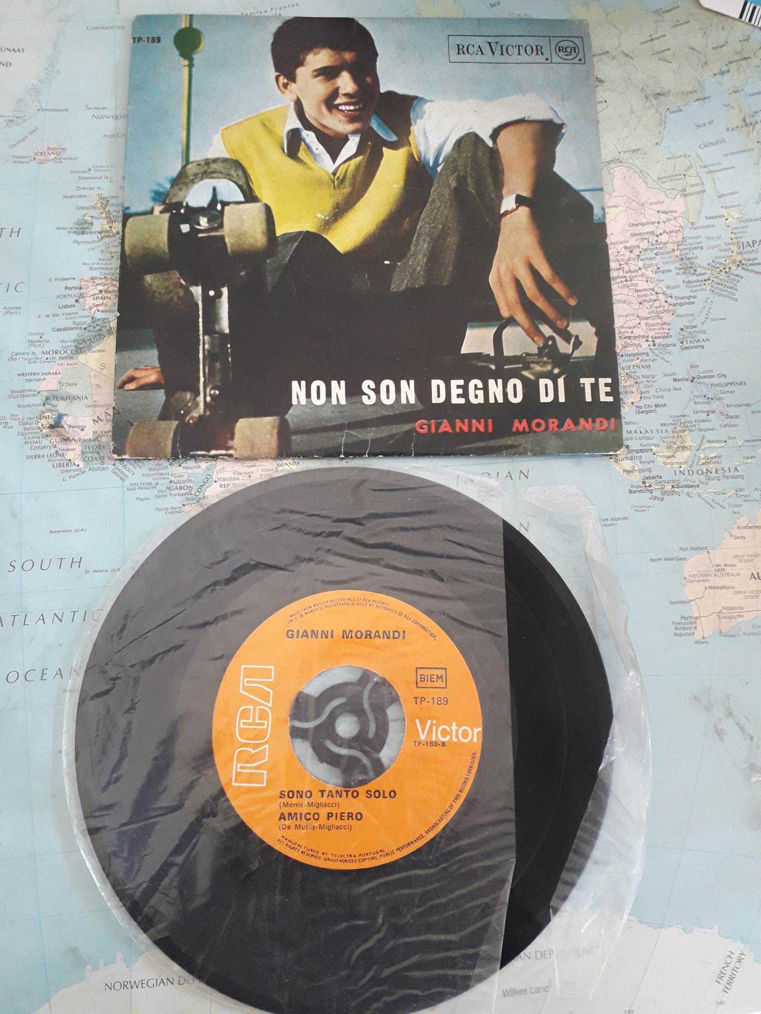 Disco Vinil Gianni Moranni Non Son Degno de Te