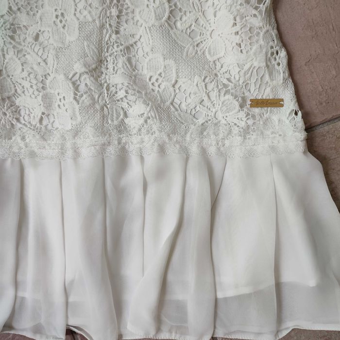 Sukienka biała koronka S/M