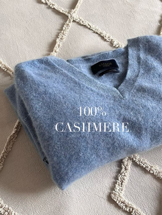 Kaszmirowy sweterek 100% cashmere ciepły miękki puszysty