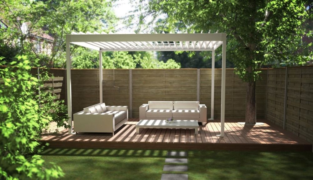 Pergola Aluminio 3,50m x 4,00m - RENSON Azore