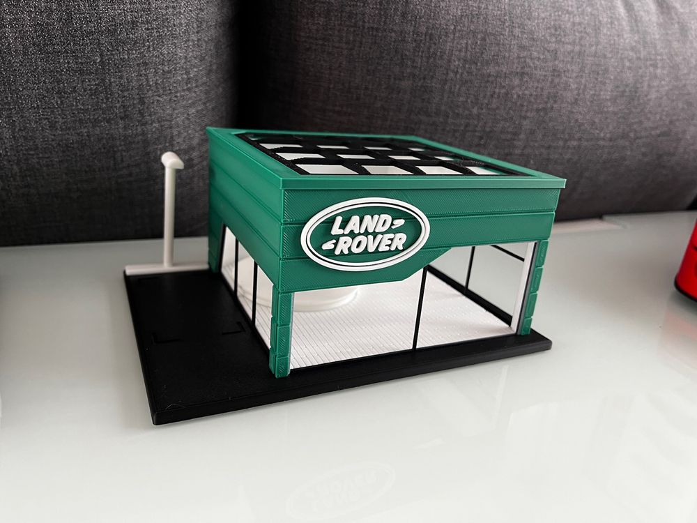 Diorama Stand Automóveis Land Rover 1:64