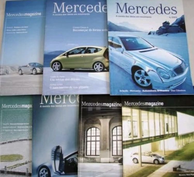 Revistas Mercedes Magazine NOVAS( automóvel arquitetura design)