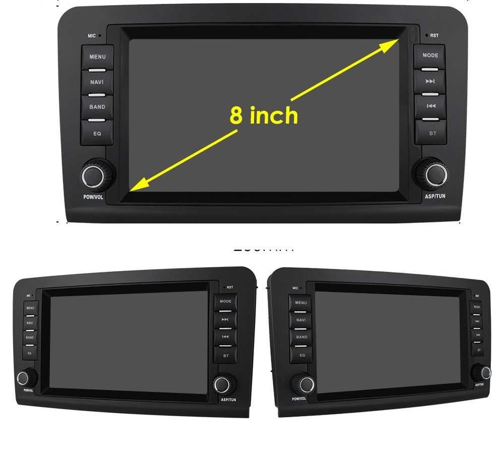 Radio FM  DAB+ GPS WiFi Android CarPlay Mercedes ML W164 GL Class X164