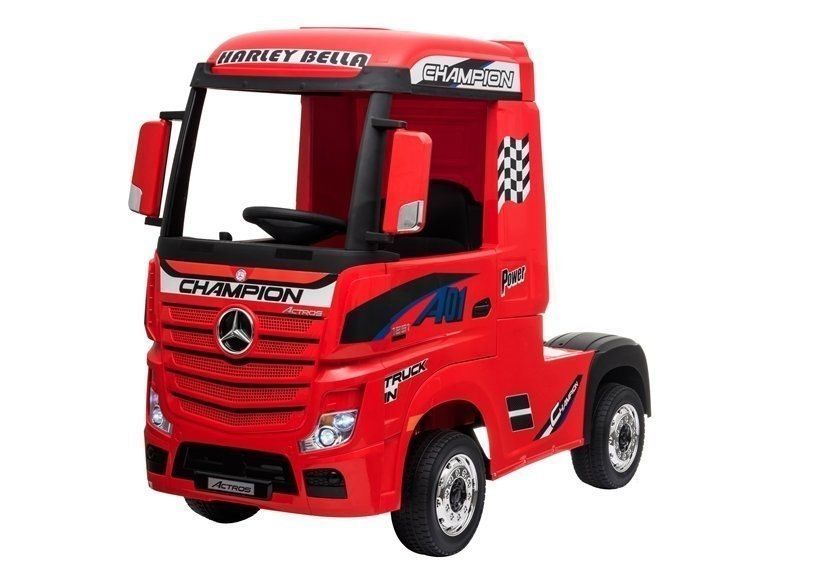 Auto na Akumulator Mercedes Actros Czerwony