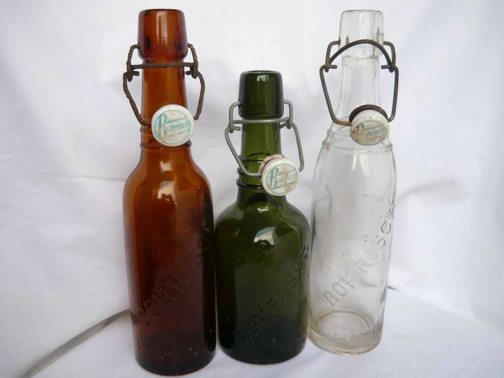 butelka butelki Bohrisch/Szczecin,przedwojenna, II wojna światowa