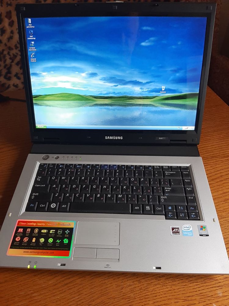Ноутбук Samsung R40plus. Полностью рабочий.