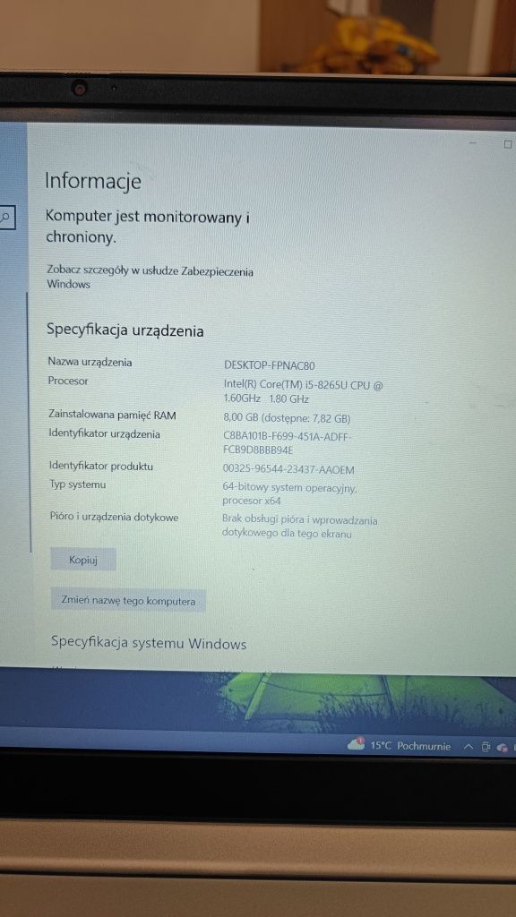 Laptop Lenovo IdeaPad s340 Intel i5