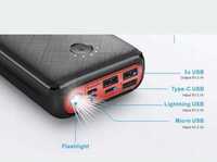 Powerbank 30000 mAh czarny