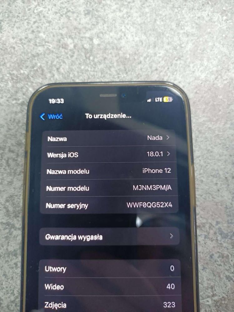 Iphone 12 fioletowy