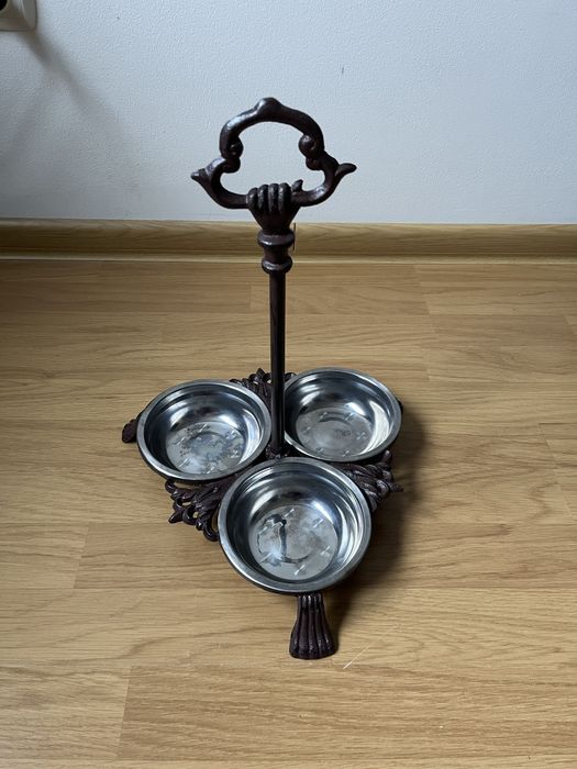 3 Miseczki stojak na karmę dla kota psa zwierząt