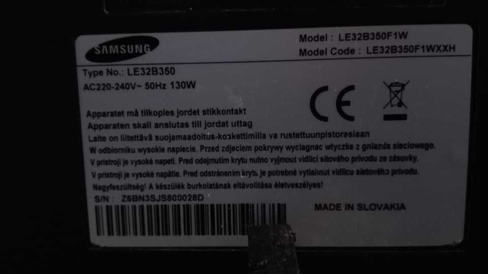 Telewizor samsung LE32B350 32”