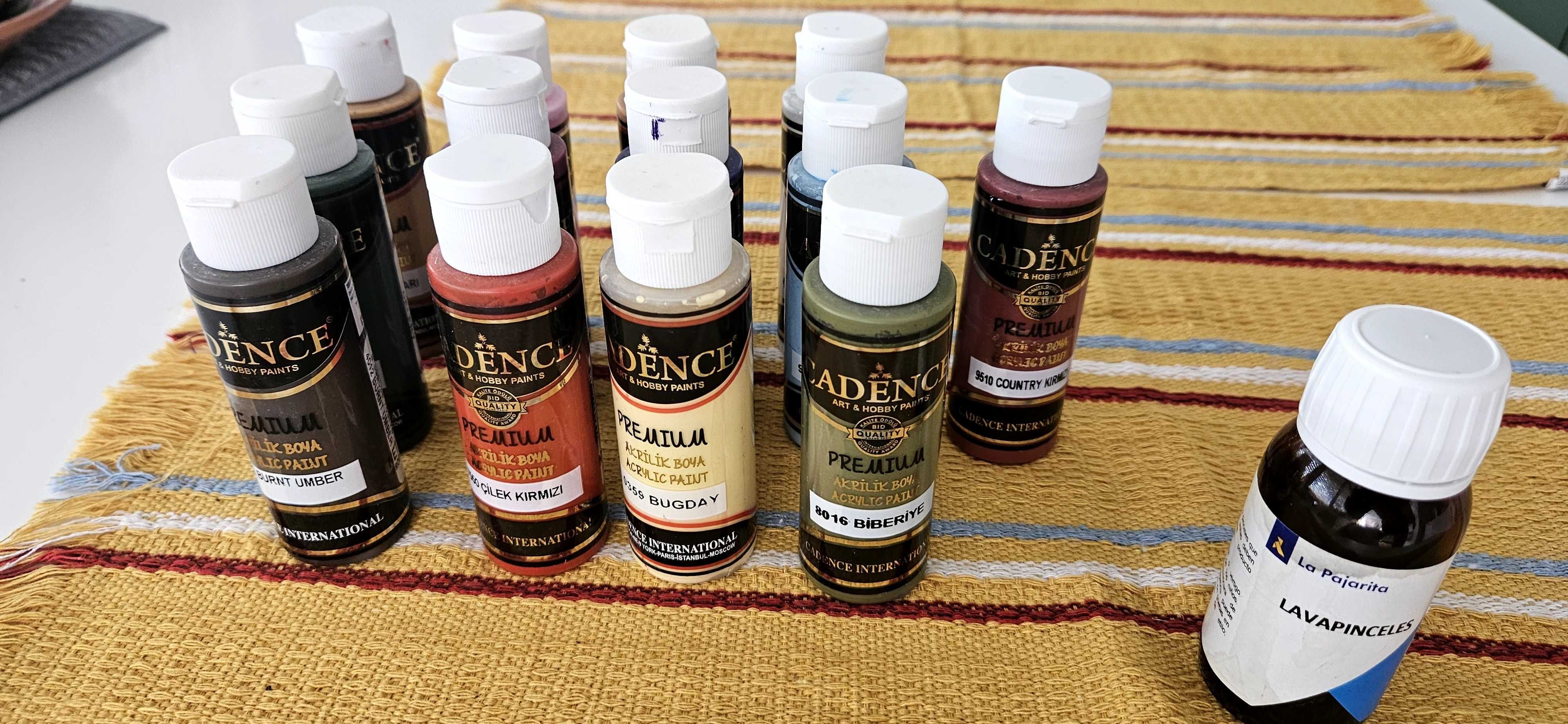 Conjunto de Tintas Acrílicas Premium