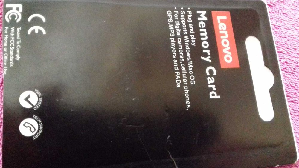 Карта памяти Micro SD LENOVO 128 Gb.