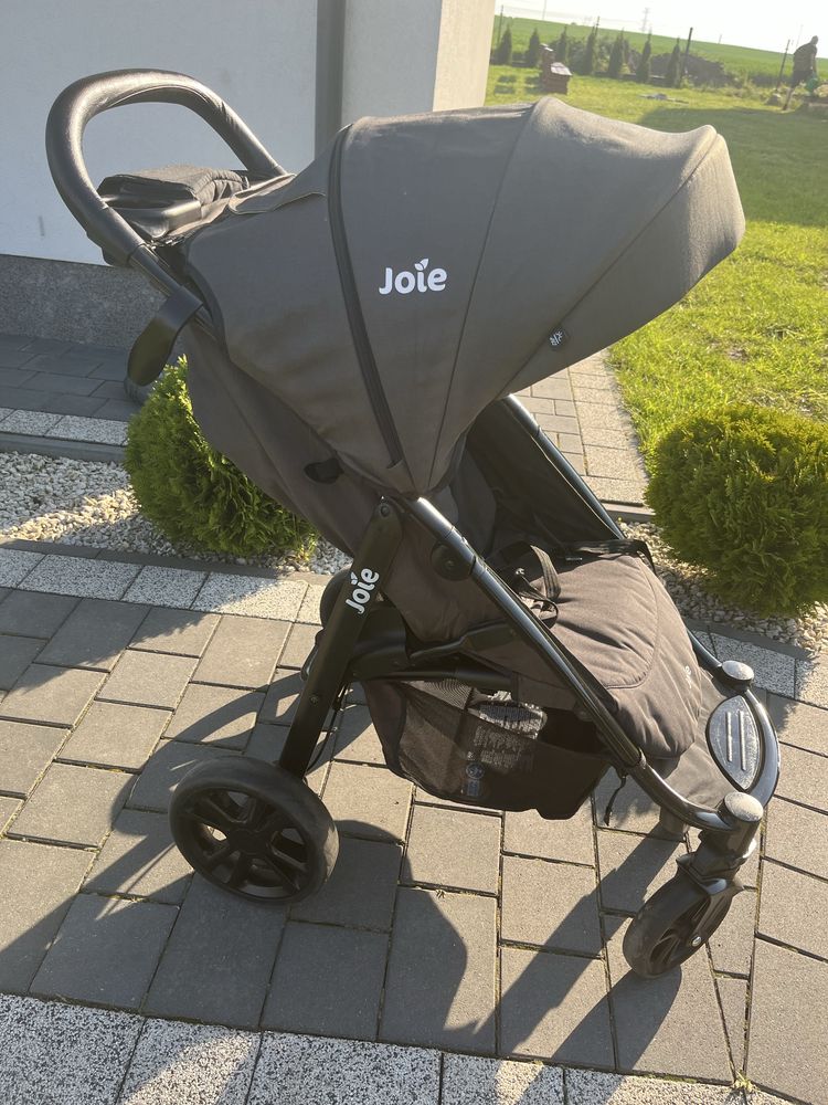 Wozek spacerowka joie litetrax+ nakladka przeciwdeszczowa