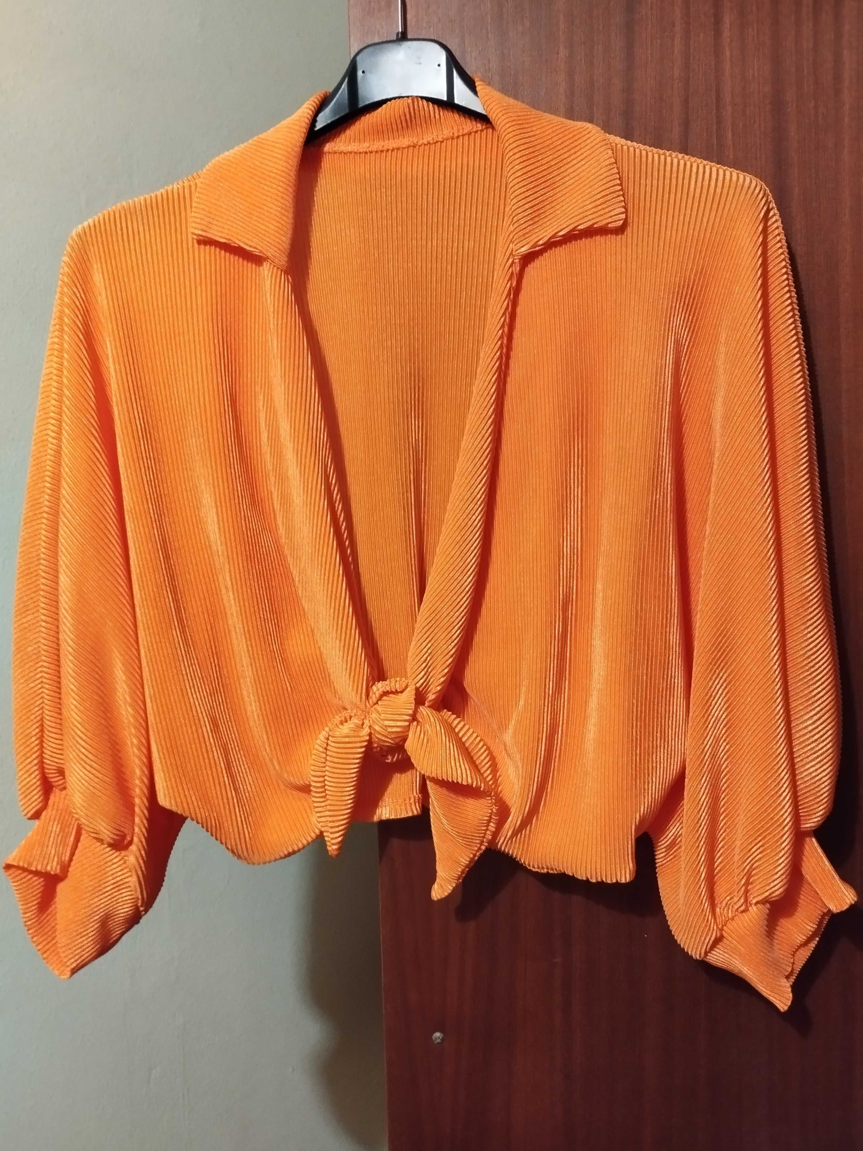 Kimono/bolero laranja novo