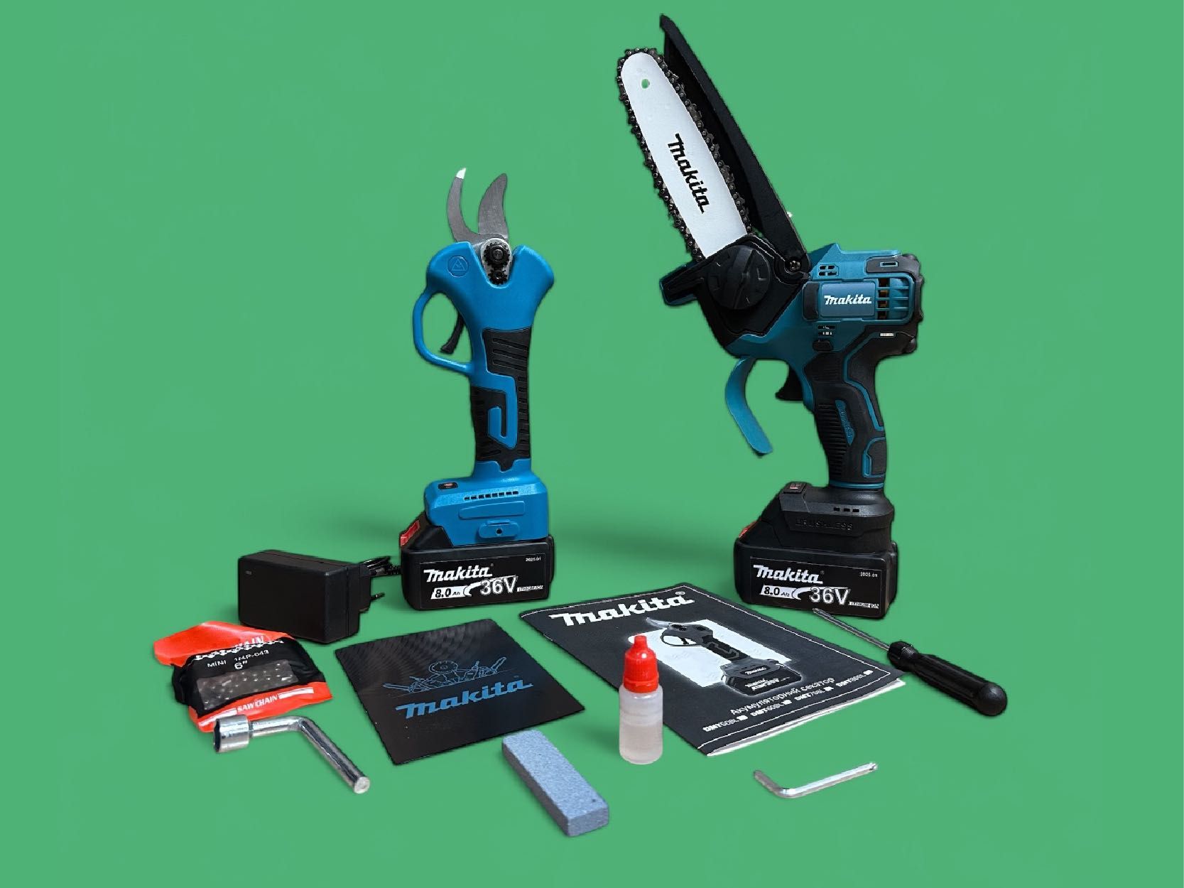 Набір Акумуляторний 2/1 Makita Секатор DMT80 Міні пила DUC325BL 36V 8A
