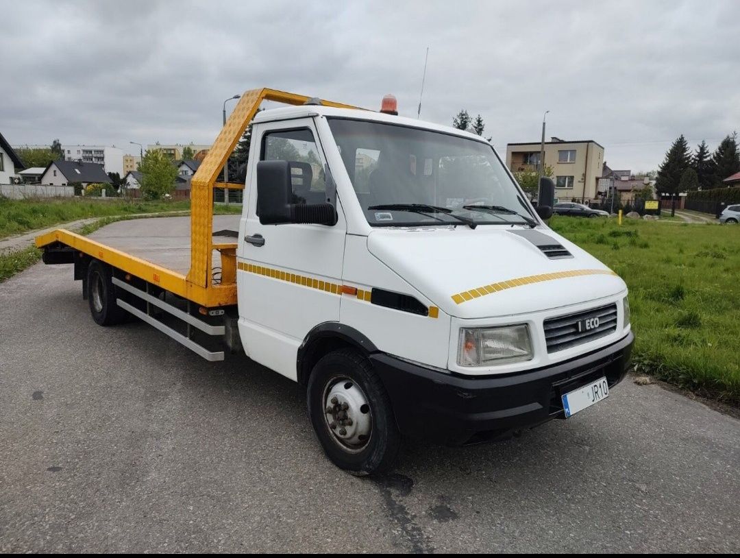 Najazd 520cm z Iveco pomoc drogowa