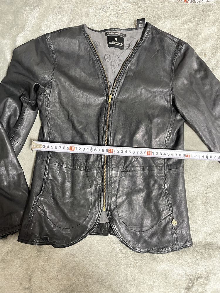 Шкіряна курточка жакет Maison Scotch