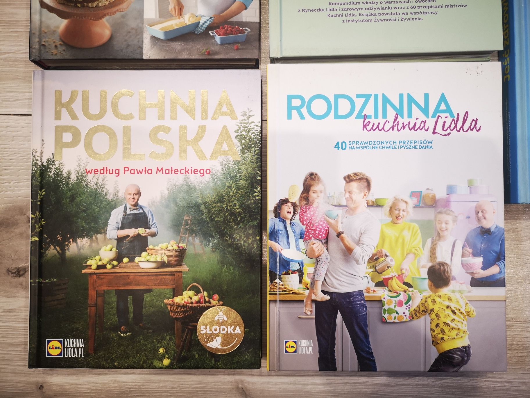 Książki zestaw kolekcja lidl 5sztuk zdrowe na prezent odżywianie polsk