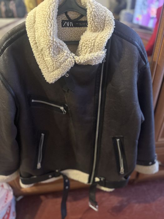 Куртка дублянка Zara розмір L 48