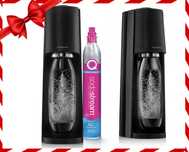 SATURATOR Sodastream Terra Czarny Do Wody Gazowanej Butelka (OKAZJA)