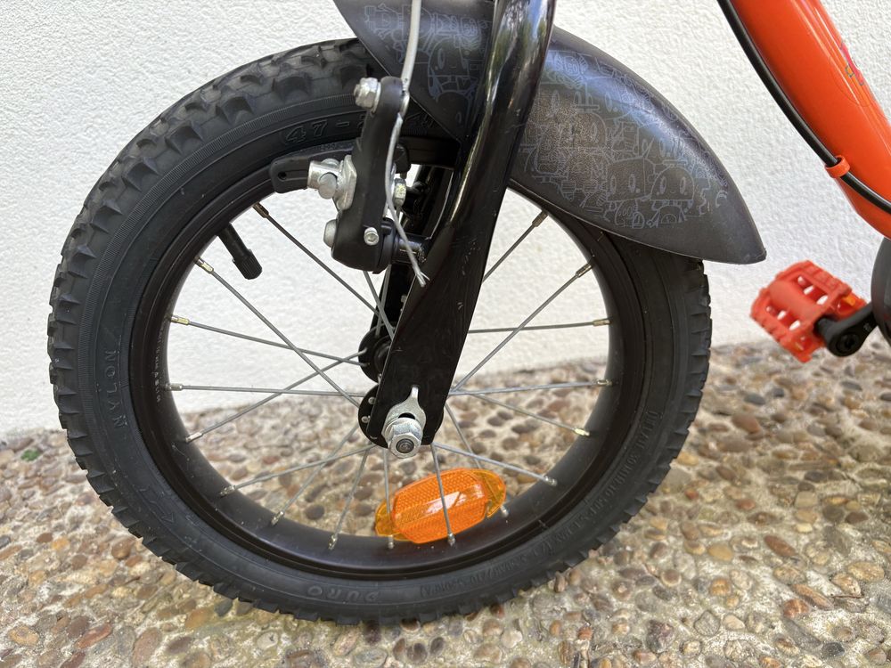 Biciclete 4-6 anos decathon com rodinhas amoviveis dechatlon b-twin500