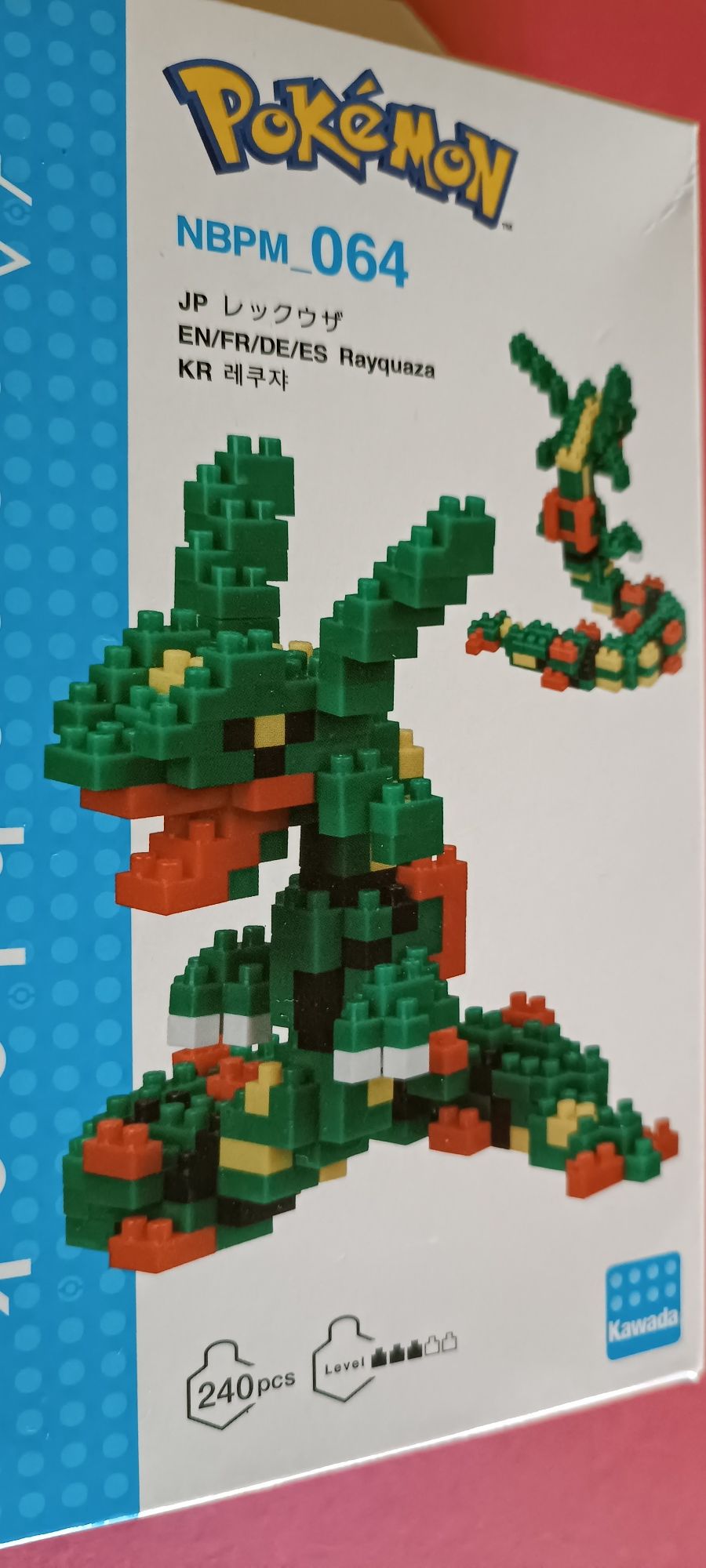 Antigo Pokémon Nanoblock Pokemon Series: Rayquaza ano 2016