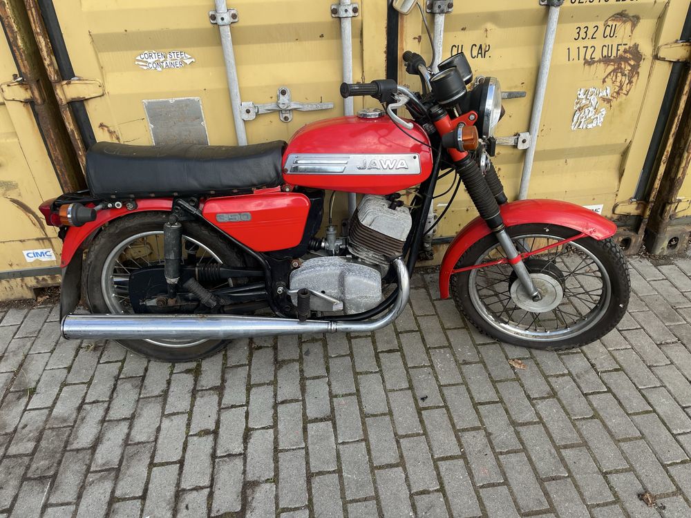 Jawa 350 z koszem